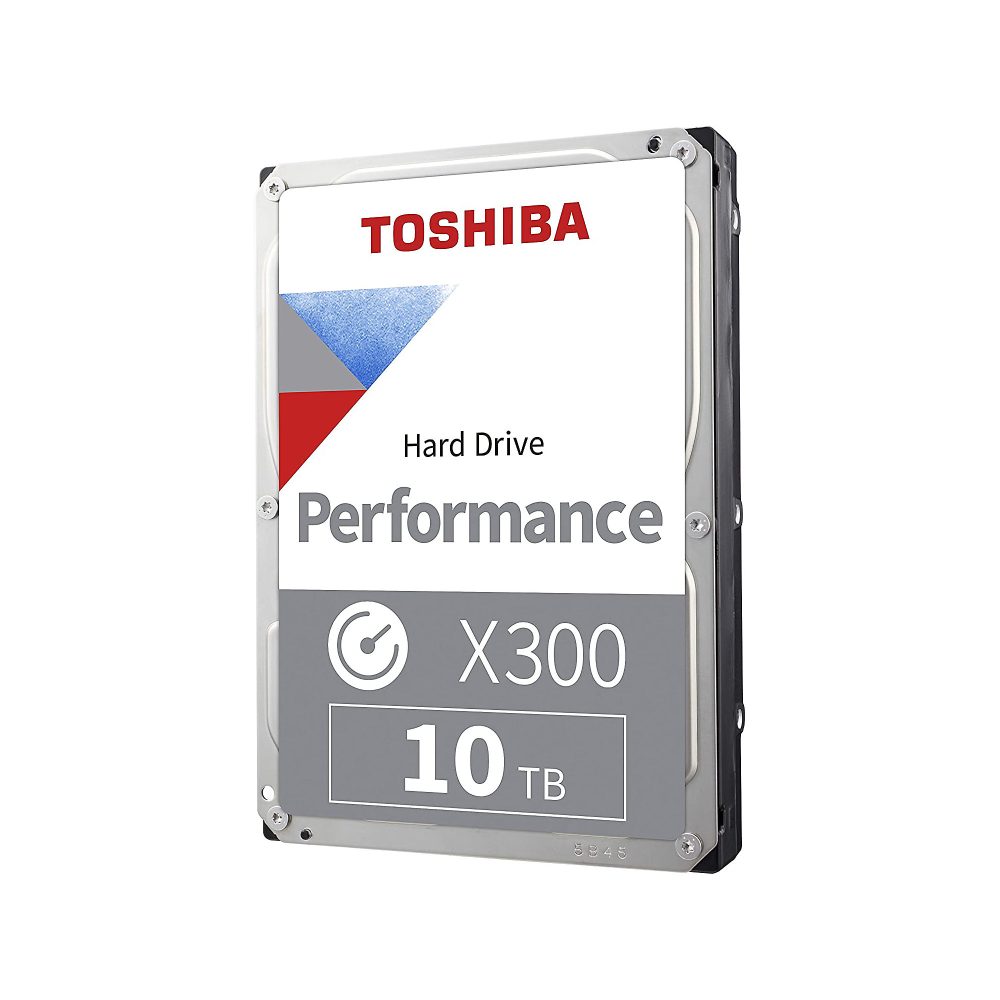 TOSHIBA Interne Festplatte X300 HDWR11AUZSVA 10 TB Schwarz, Silber