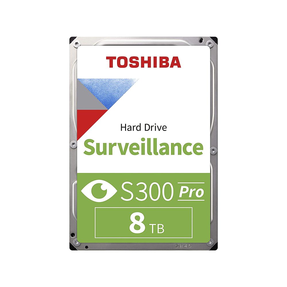 TOSHIBA Interne Festplatte S300 HDWT380UZSVA 8 TB Schwarz, Silber