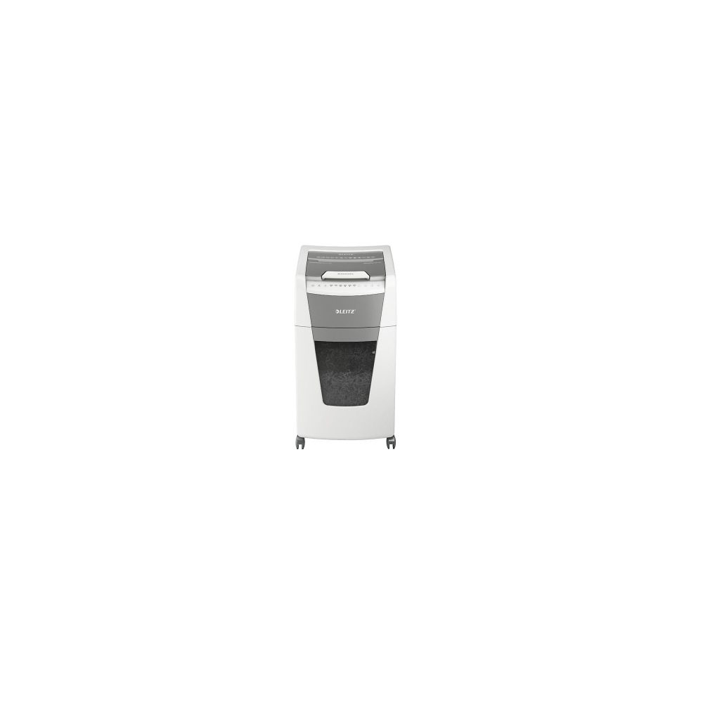 LEITZ Aktenvernichter IQ 8016-20-00 Mikroschnitt Grau, Weiss