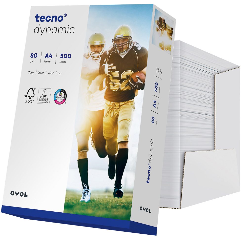 tecno Dynamic Quickbox DIN A4 Druckerpapier 80 g/m² Weiß 2500 Blatt