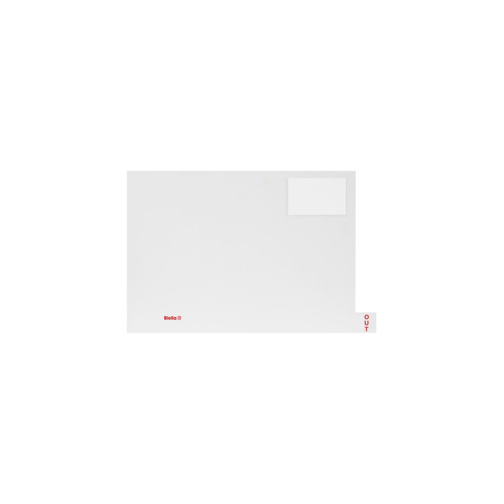 Biella Karteikarten 0259487.03 Polypropylen 24 x 33,5 x 0,1 cm Packung mit 5 Stück
