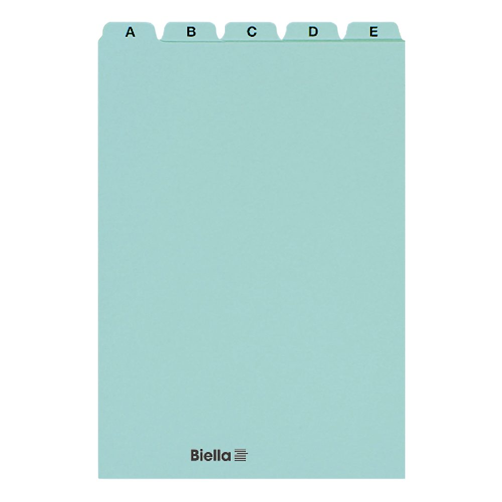 Biella Leitkarten A-Z blau A5 15 x 22 x 1,3 cm Karton 3 Stück