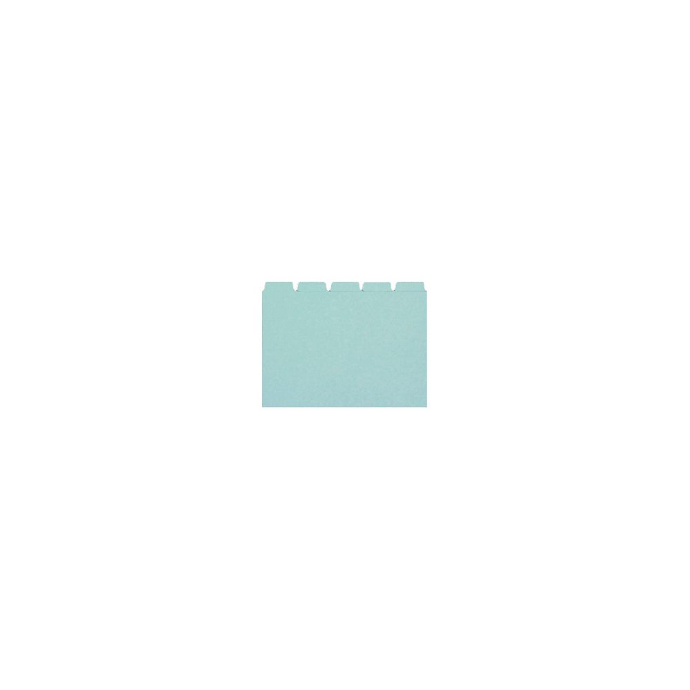 Biella Leitkarten 25-teilig blau A7 8,5 x 10,5 x 1,3 cm Karton 3 Stück