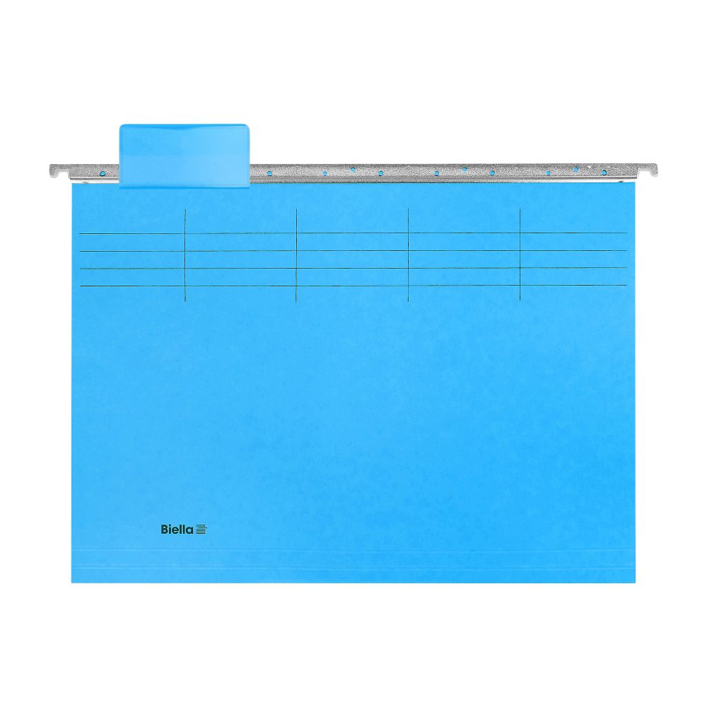 BIELLA Registerh&auml;ng. 27143205U 25cm, blau, 5 St&uuml;ck