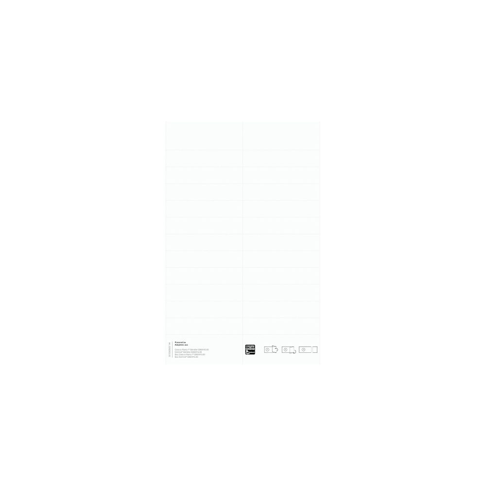 Biella Class-o-Rama Etiketten Selbstklebend 310 x 235 mm 25 Blatt à 22 Etiketten