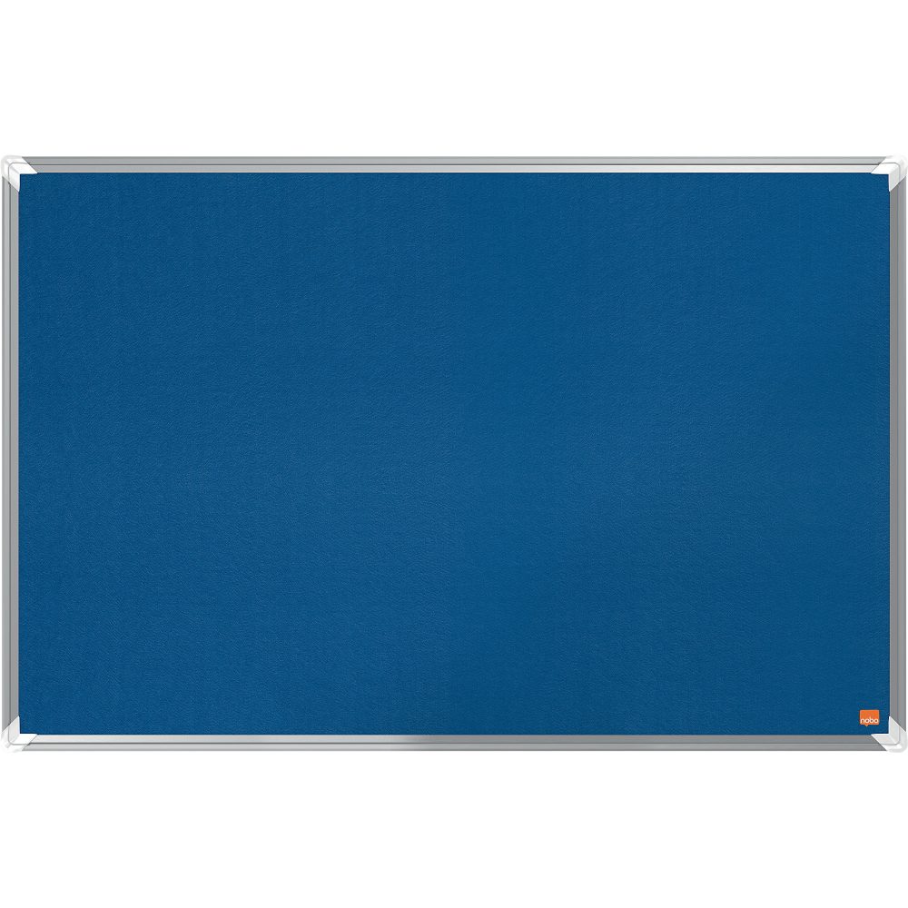 Nobo Pinnwand Premium Plus Filz Blau 90 x 60 cm