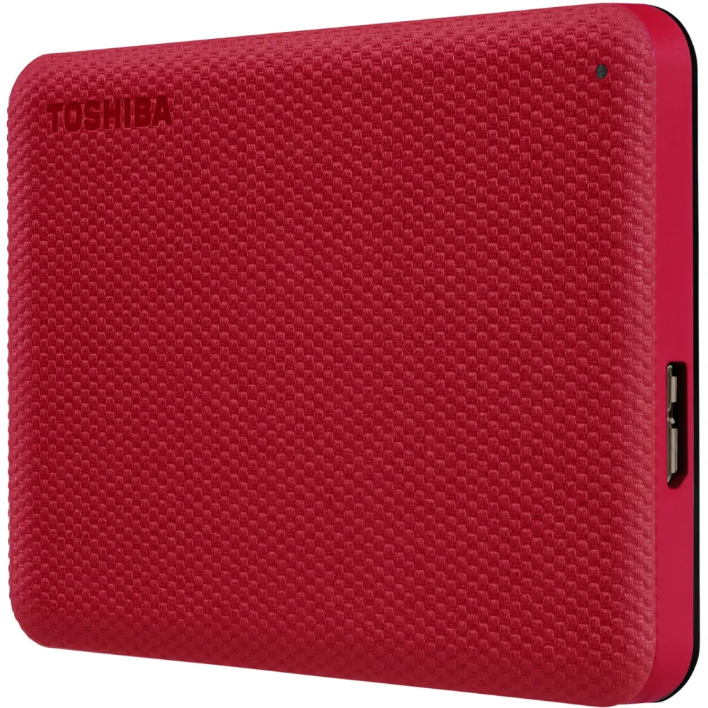 TOSHIBA -  HDD CANVIO Advance 4TB HDTCA40ER3CA USB 3.2 Gen 1, 2.5 inch red, Rot Bunt, 4 TB
