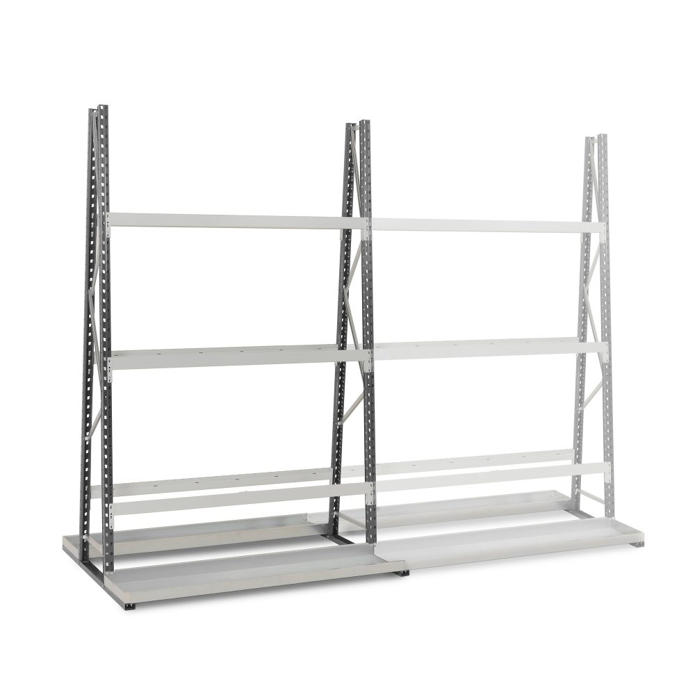 MANORGA Doppelseitiger Vertikales Startregal Epsivol Vormontiert 1.800 x 2.500 Mm