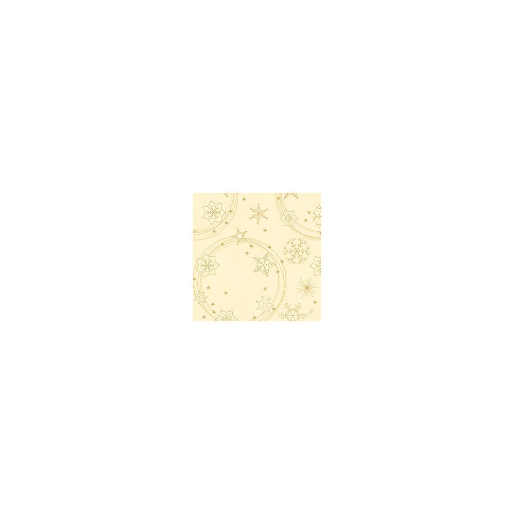 Duni Servietten Classic Stars Shine Creme 33,3 x 33,3 cm 50 Stück