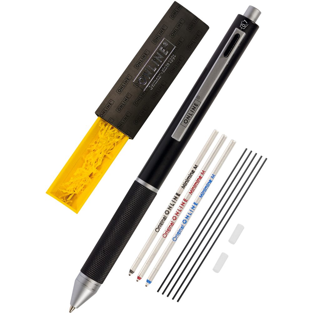 Online Multistift 70016 0.5 mm Schwarz, Blau, Rot,