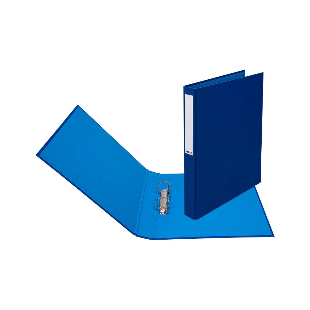 Biella Ringhefter Evergreen A4 2 Ring 20 mm Karton Blau 10 Stück