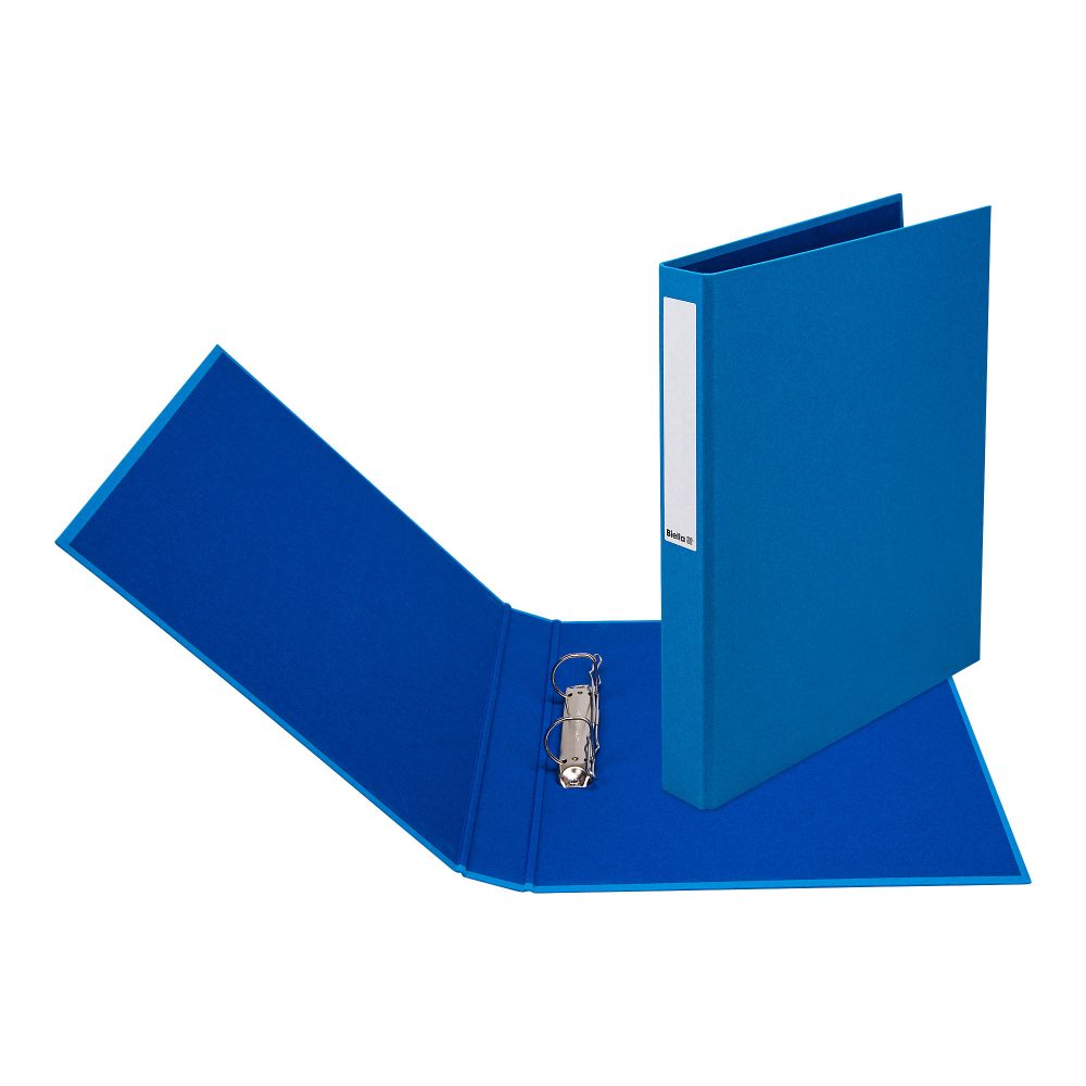 Biella Ringhefter Evergreen A4 2 Ring 20 mm Karton Hellblau 10 Stück