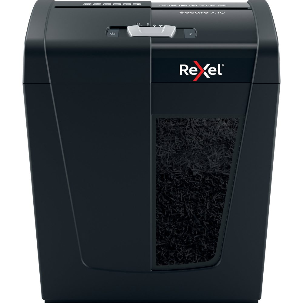 REXEL Aktenvernichter Secure 2020124EU X10, P-4, 18lt