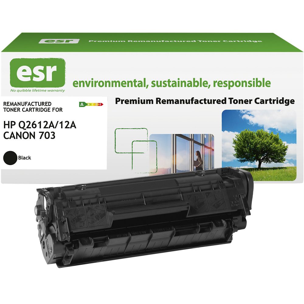 esr Tonerkartusche kompatibel mit Canon 7616A005 Schwarz