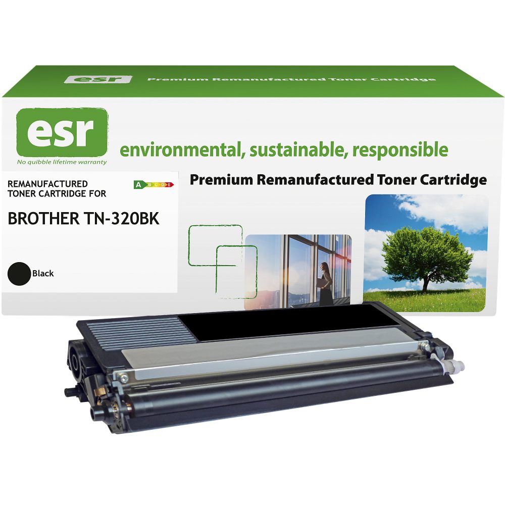 esr Tonerkartusche kompatibel mit Brother TN-320BK Schwarz