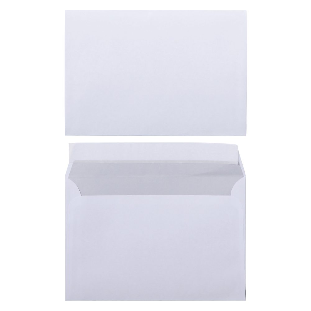 Niceday Briefumschlag C6, 162 (B) x 114 (H) mm Weiss 80 g/m² 1000 Stück