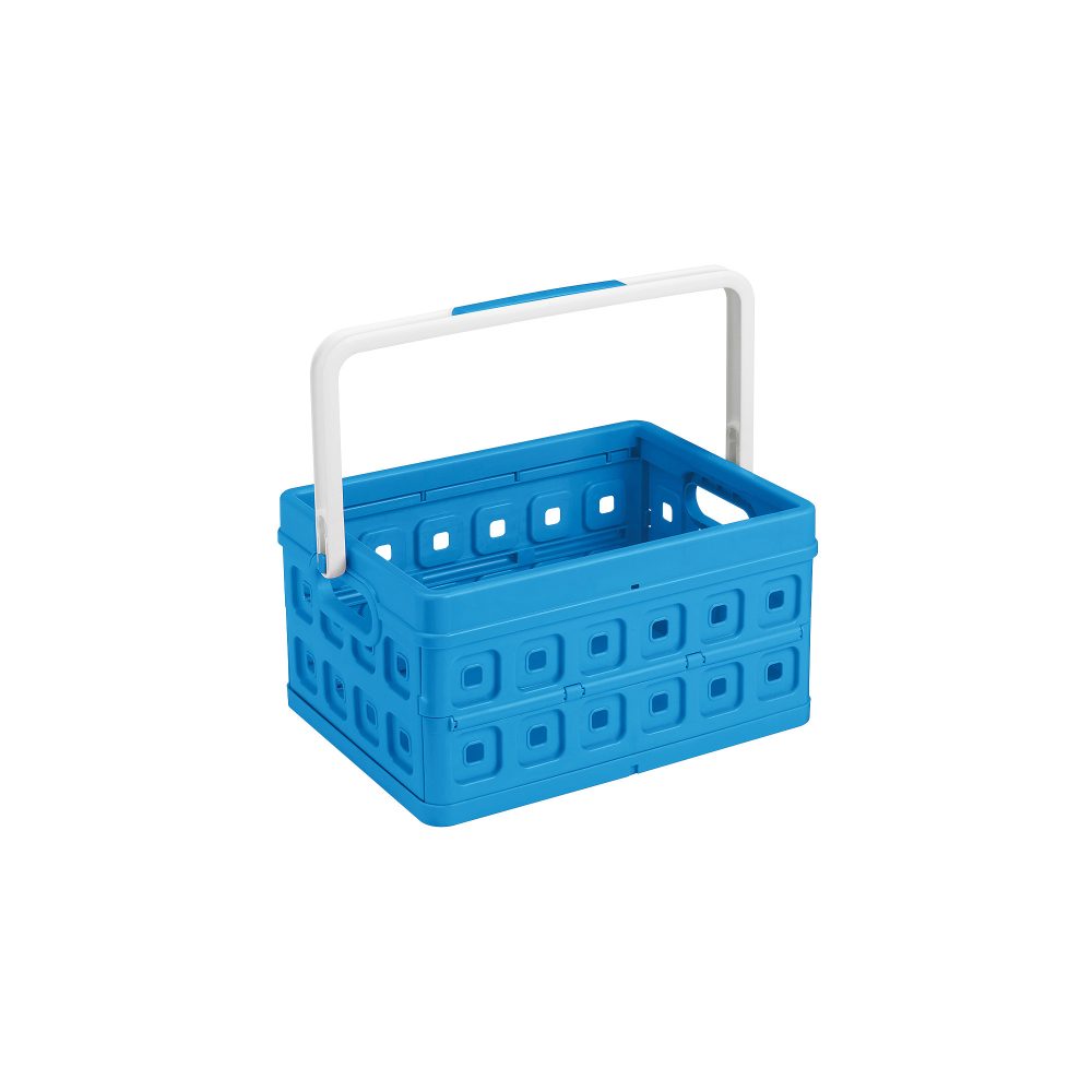sunware Klappbox 24 L Blau, Weiß Polypropylen (PP) 43,5 x 21,3 x 31 cm