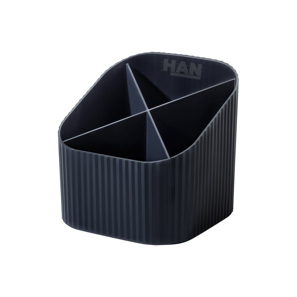 HAN X-LOOP Stifthalter 17248-13 PP (Polypropylen) Schwarz 111 mm (B) x 111 mm (T) x 105 mm (H)