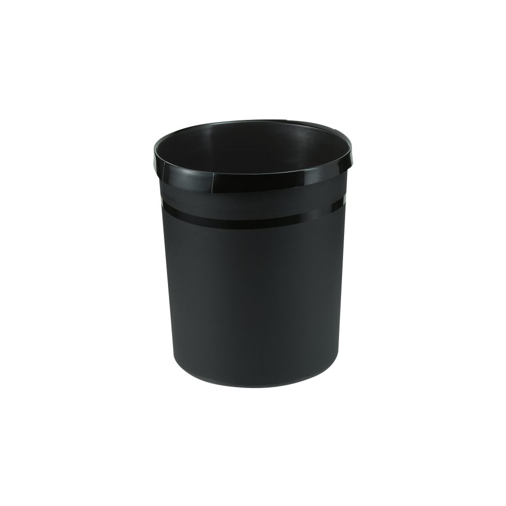 Papierkorb 18 l HAN GRIP KARMA (Ø x H) 312 mm x 350 mm Öko-Schwarz 1 St.