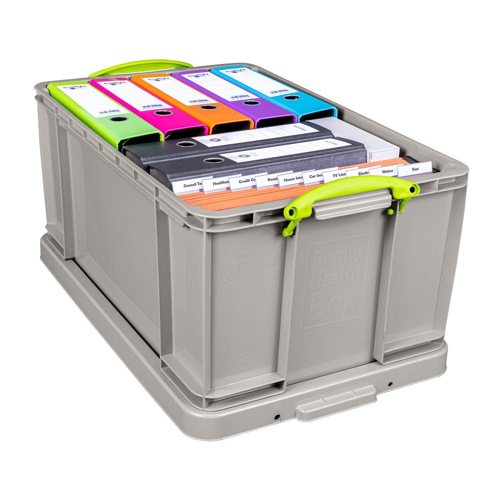 Really Useful Box Aufbewahrungsbox 64RDGCB 64 L Grau PP (Polypropylen) 44 x 71 x 31 cm