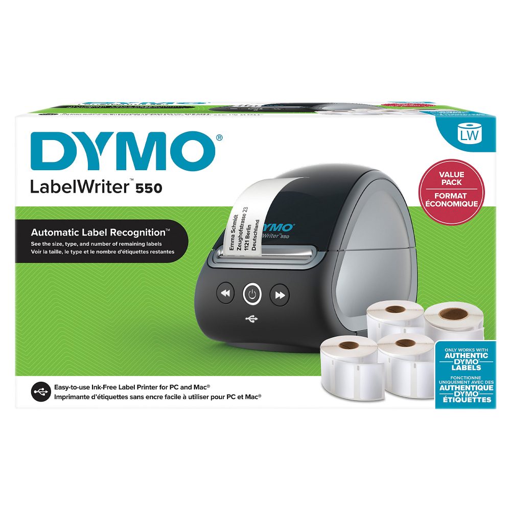 DYMO Etiketten 550 Valuepack 2147591 LabelWriter