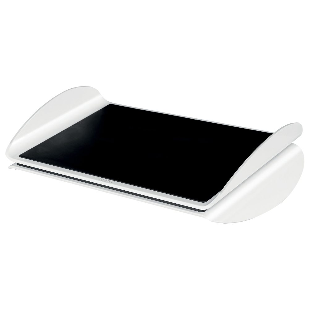 Leitz Ergo WOW Ergonomische Höhenverstellbare Fussstütze 6503 508 x 300 x 135 mm Schwarz, Weiss