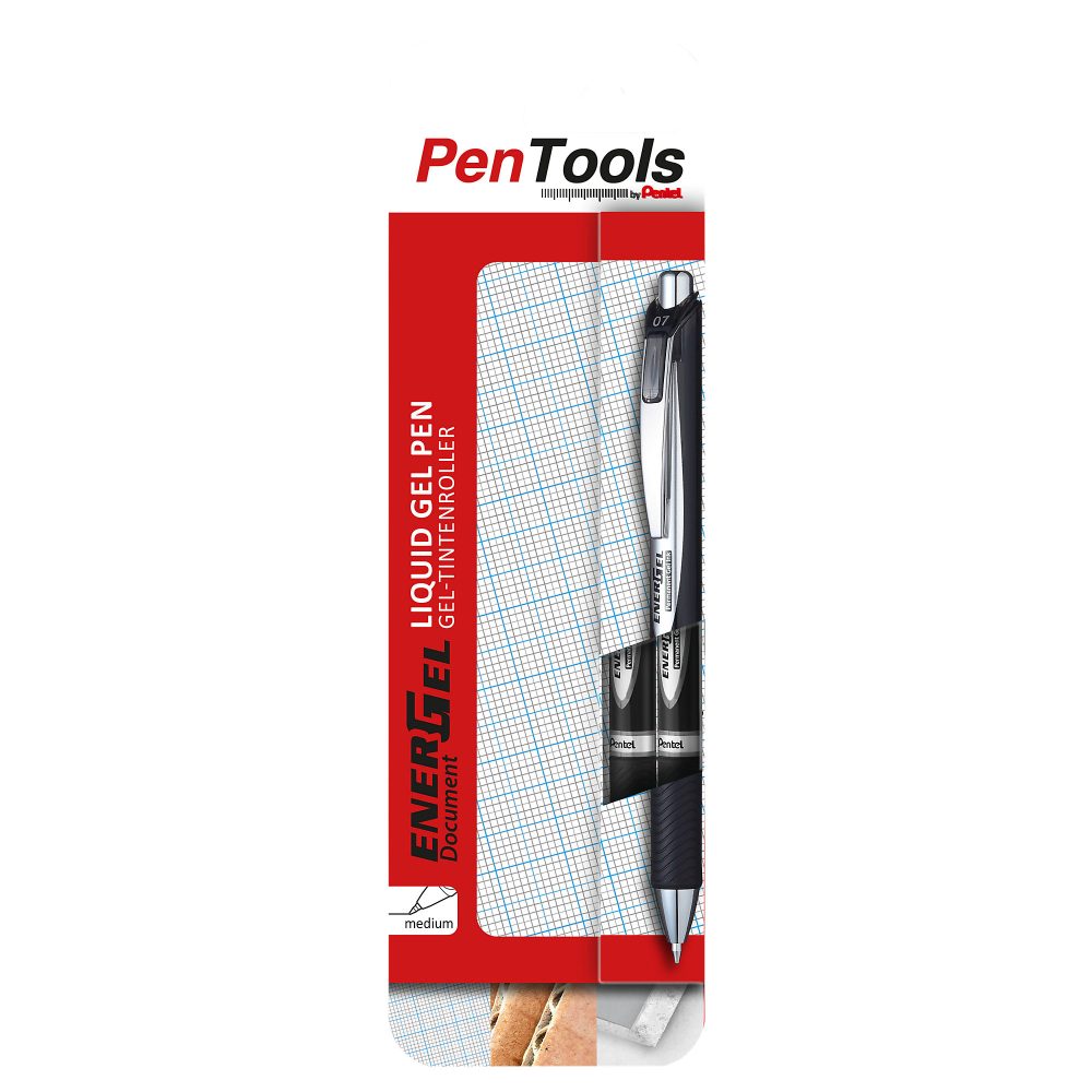 Pentel BLP77 Kugelschreiber 0,35 mm Schwarz 2 Stück