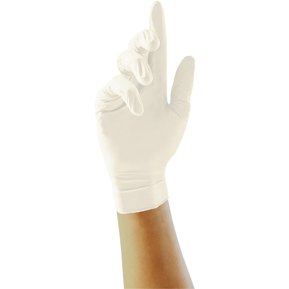 UNICARE Einweghandschuhe Latex Ungepudert Small (S) Natur 100 Stück