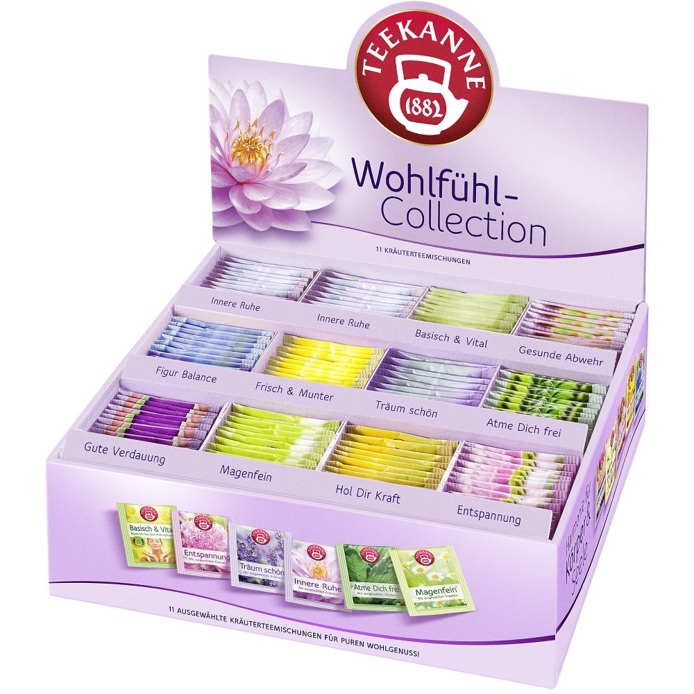TEEKANNE Wohlfühl-Collection Box Tee 180 Stück à 2 g