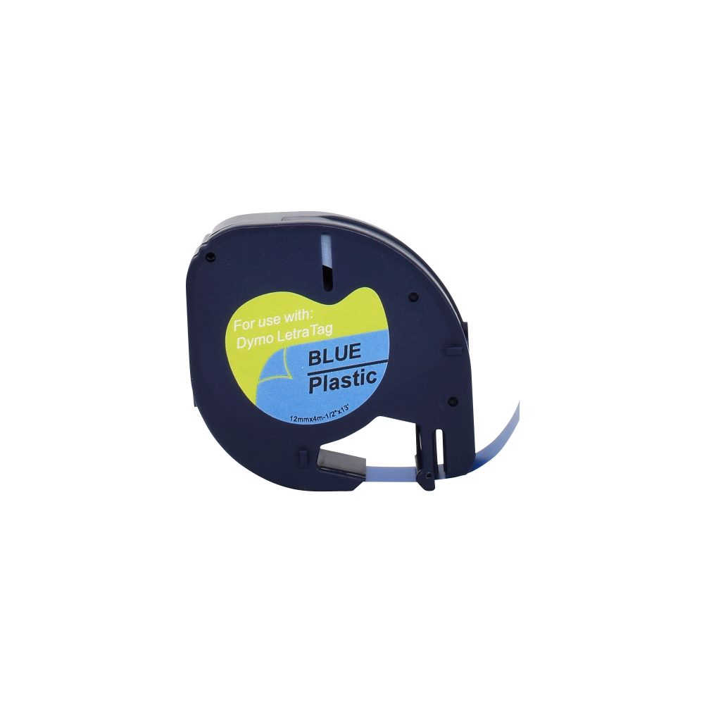 LT Beschriftungsband Kompatibel DYMO 91225 RL-D-91225 Selbsthaftend Blau 56 mm x 4 m