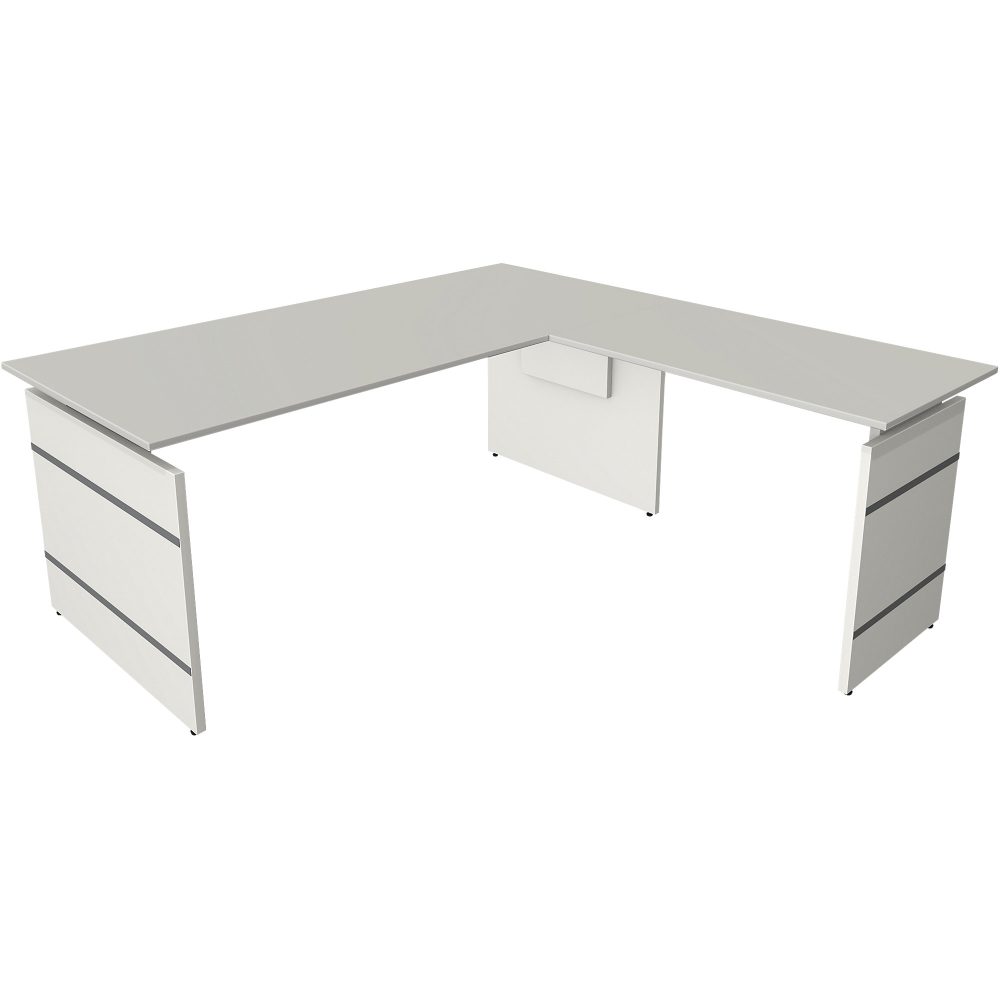 Kerkmann Sitz-Stehschreibtisch Form 4 L-Förmig Höhenverstellbar 1800 x 1800 x 760 mm