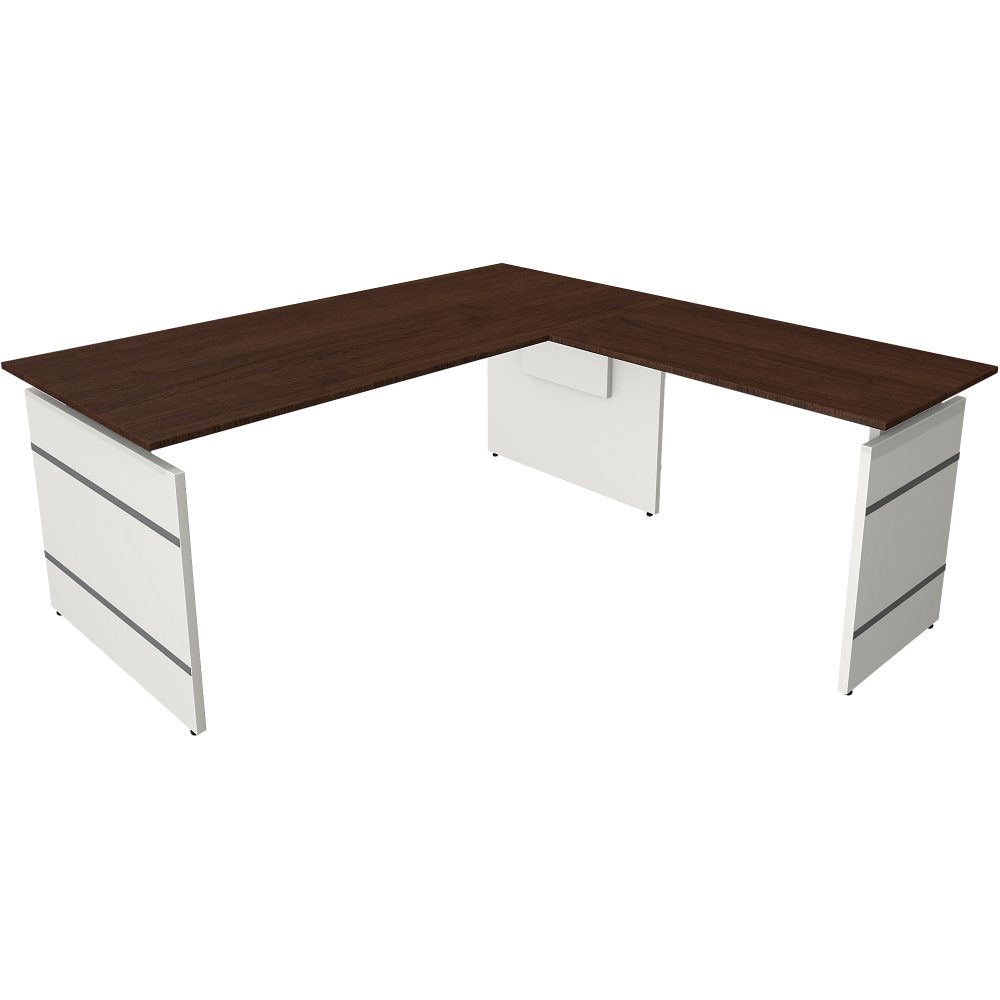 Kerkmann Sitz-Stehschreibtisch Form 4 L-Förmig Höhenverstellbar 1800 x 1800 x 760 mm