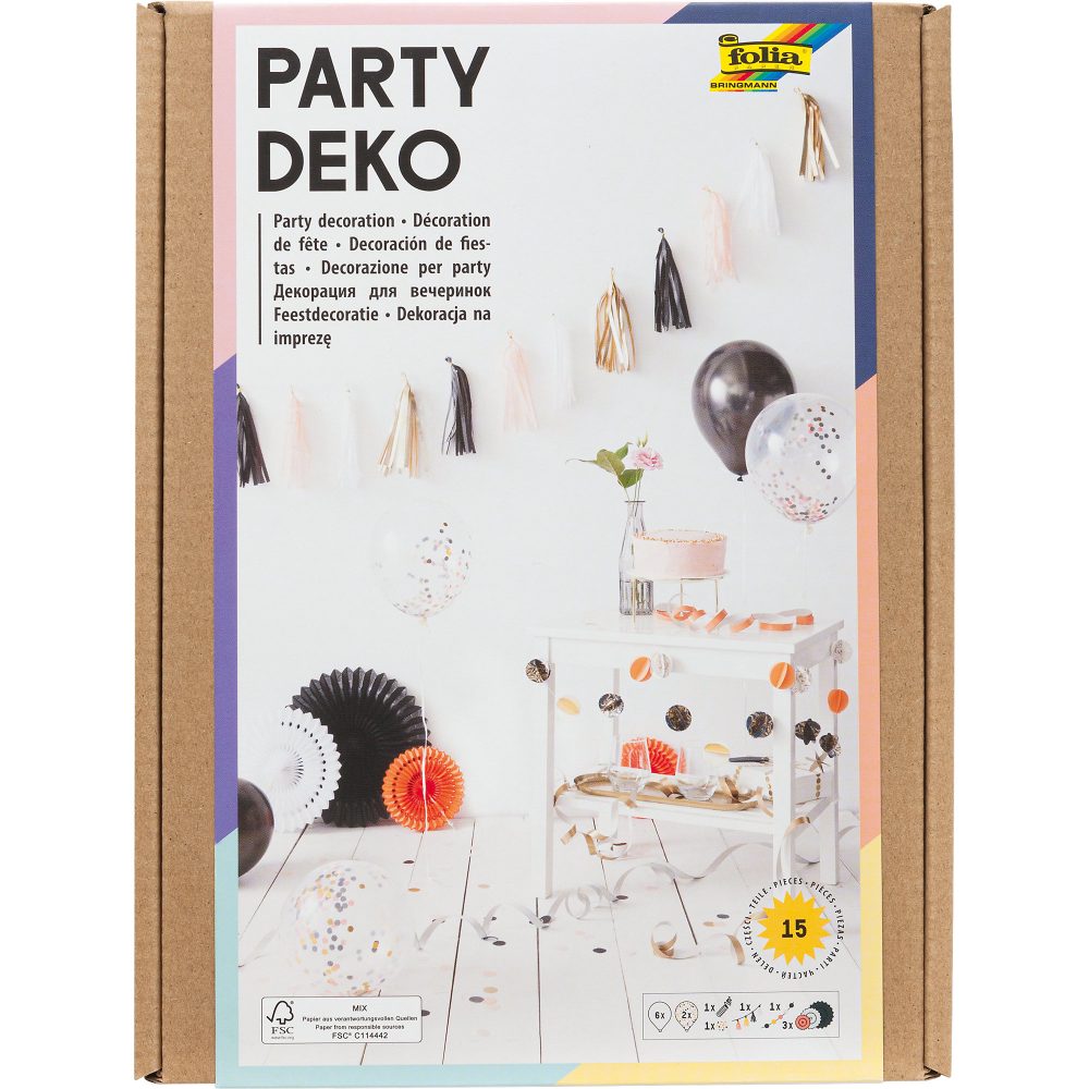 Folia Party-Dekorations-Set Adults 15-teilig