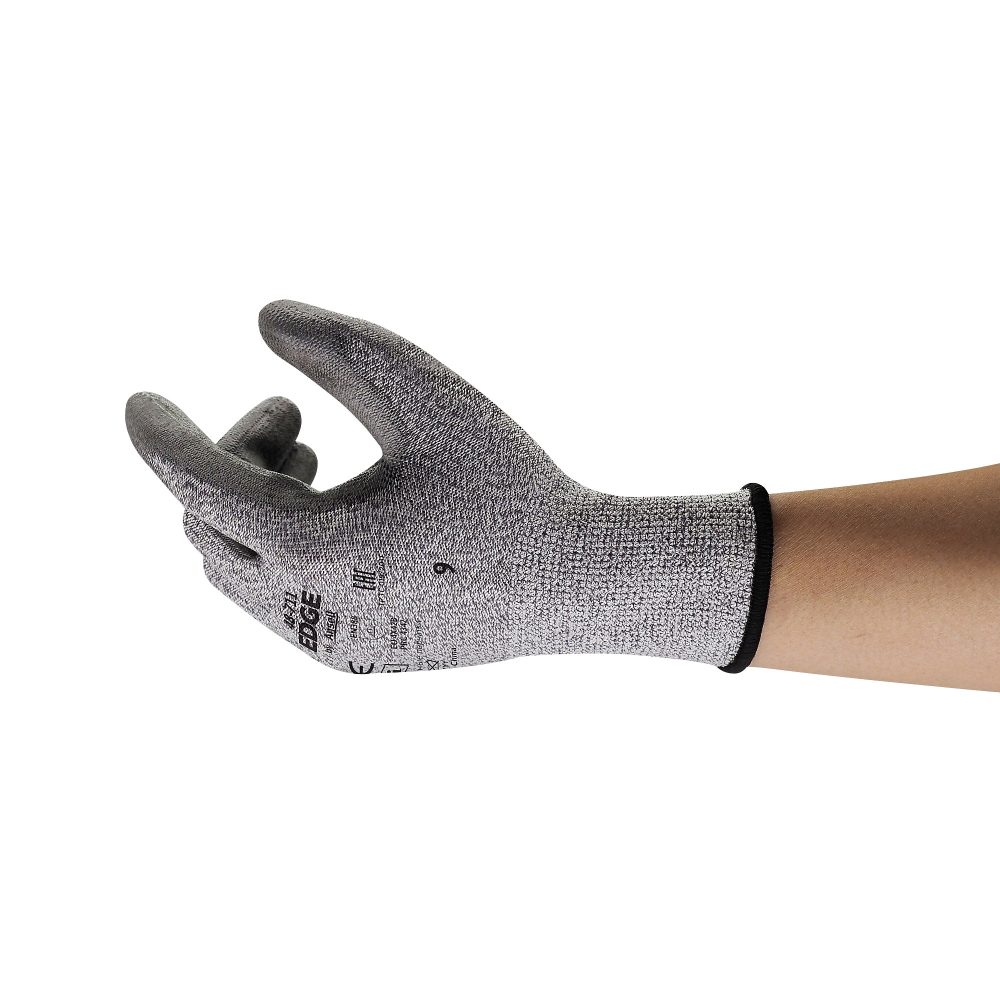 Ansell Handschuhe PU (Polyurethan) Größe 10 Grau Packung mit 12 Stück