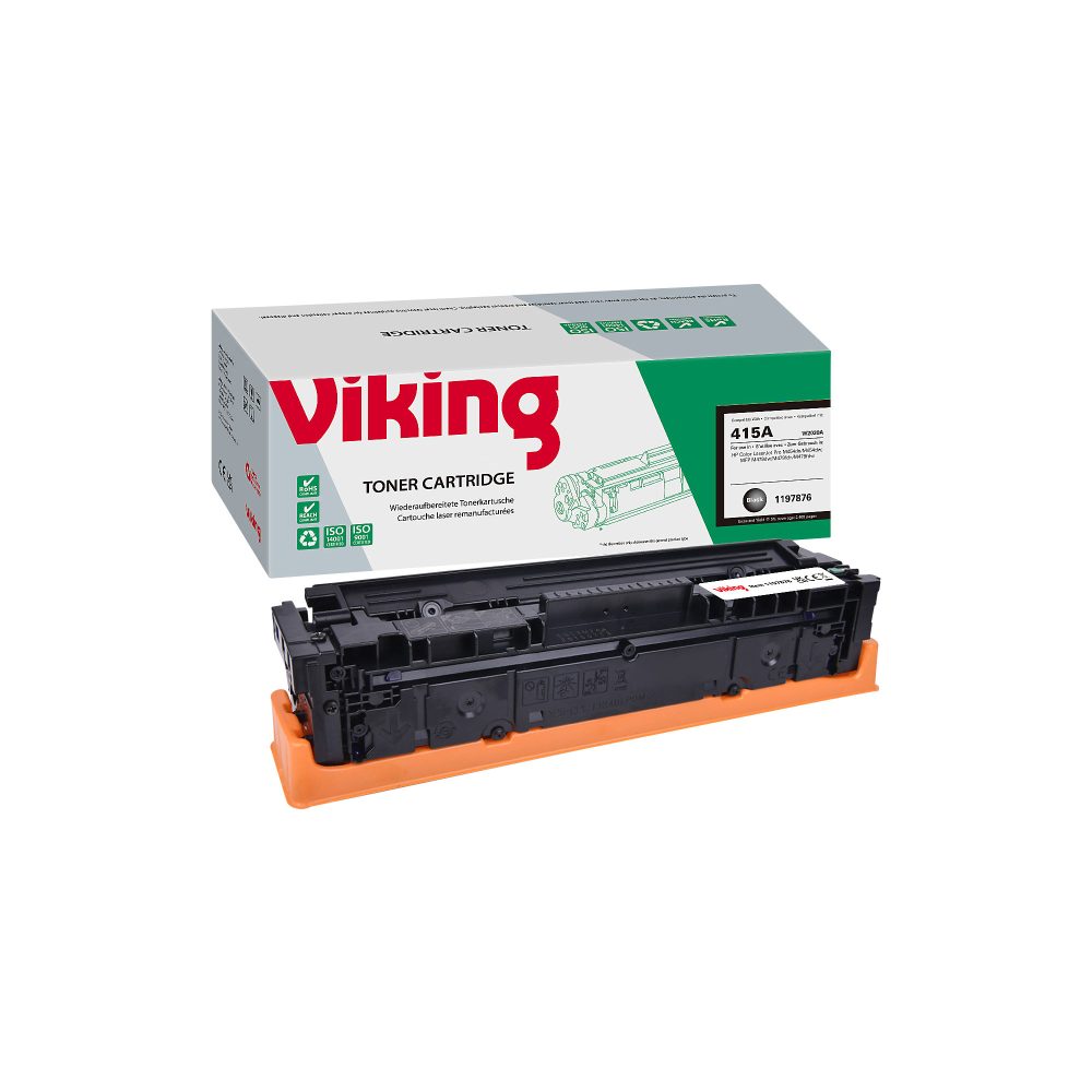 Kompatible Viking HP 415A Tonerkartusche W2030A Schwarz