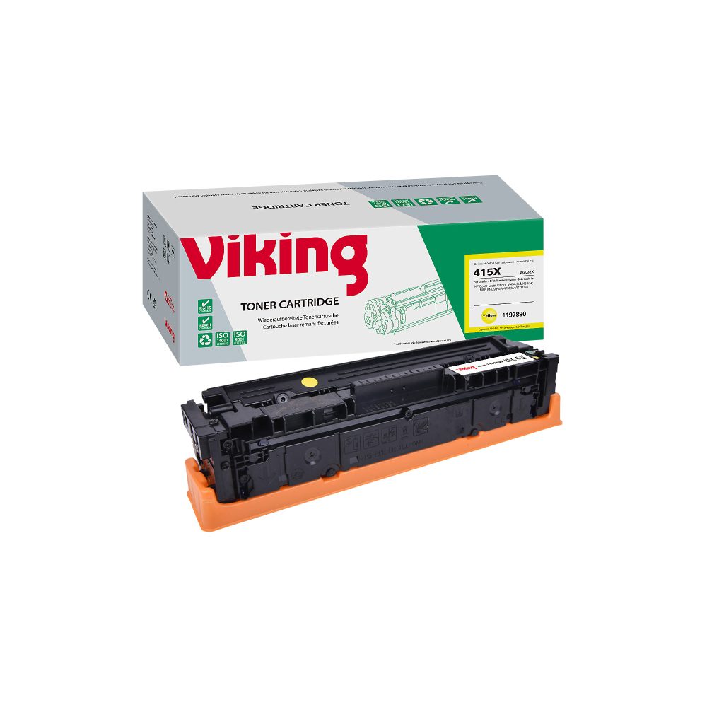 Kompatible Viking HP 415X Tonerkartusche W2032X Gelb