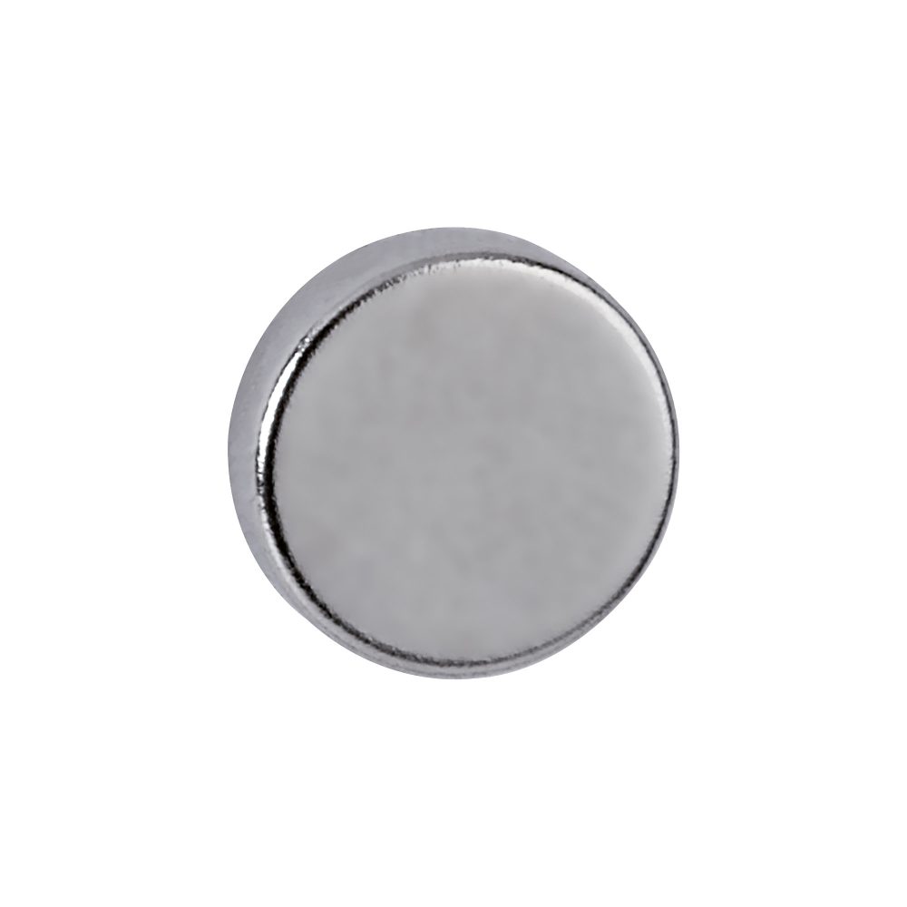 Maul Magnete Hellsilber 1 x 0,3 cm 10 Stück