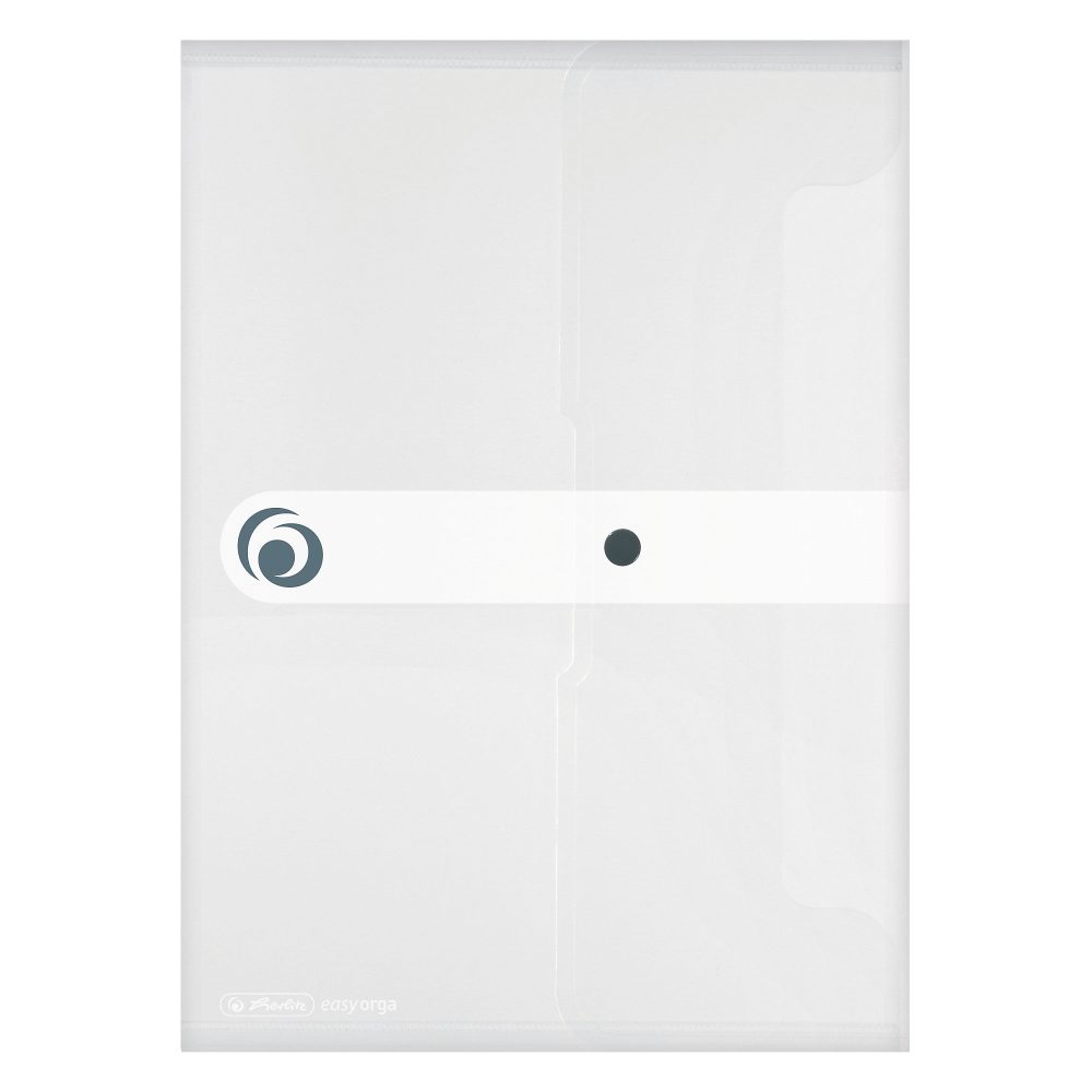 herlitz easy orga to go Dokumentenmappe docfoldPP Druckknopf Polypropylen Hochformat 23,9 (B) x 32,9 (T) x 0,6 (H) cm Transparent 11206653