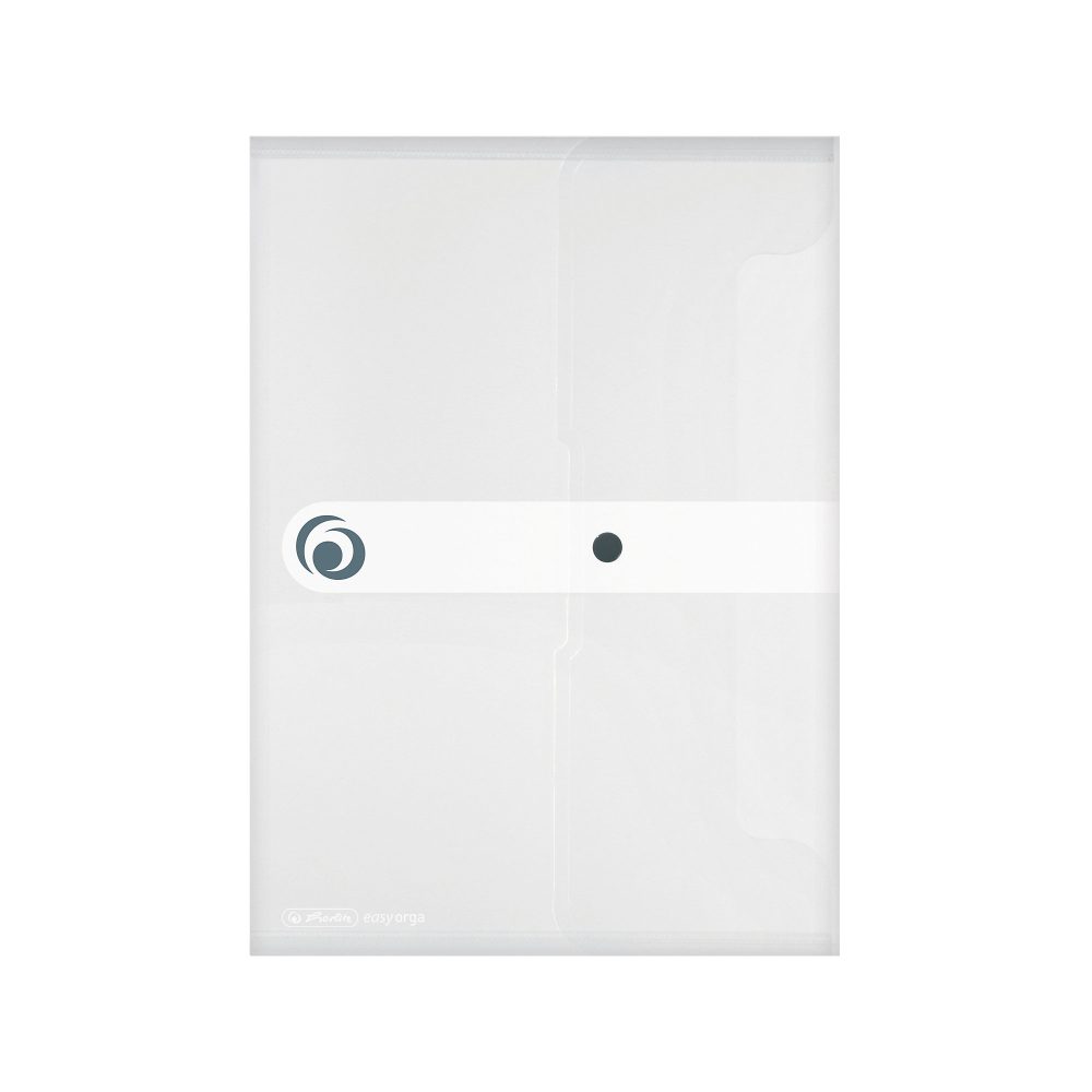 herlitz easy orga to go Dokumentenmappe docfoldPP Druckknopf Polypropylen Hochformat 18 (B) x 25,2 (T) x 0,6 (H) cm Transparent 11207065
