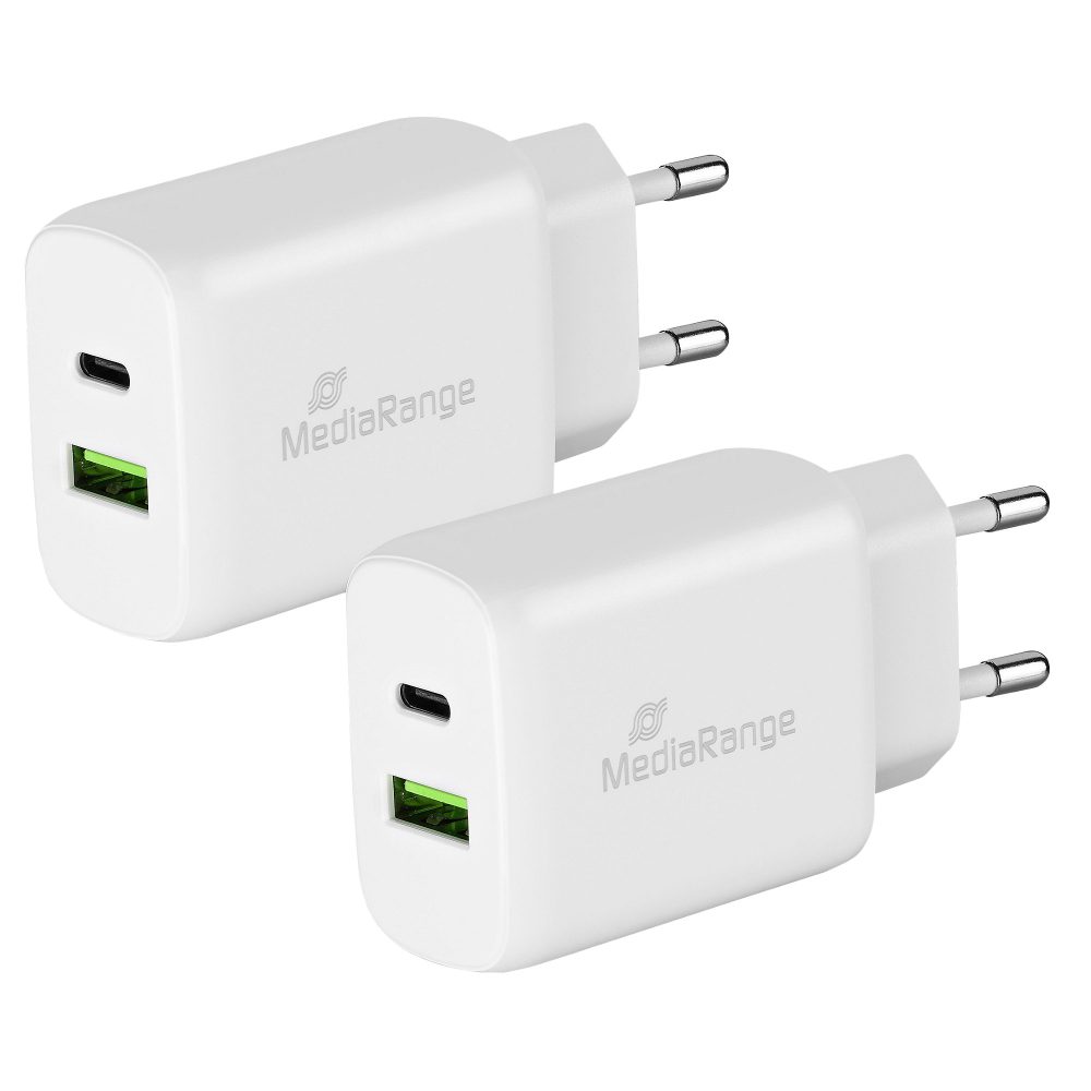 MediaRange Ladeadapter MRMA112 Weiss