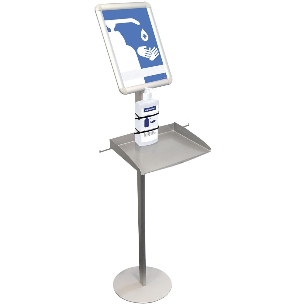 MAGNETOPLAN Hygienestation 146x40x32cm 11026000 mit Infoschild