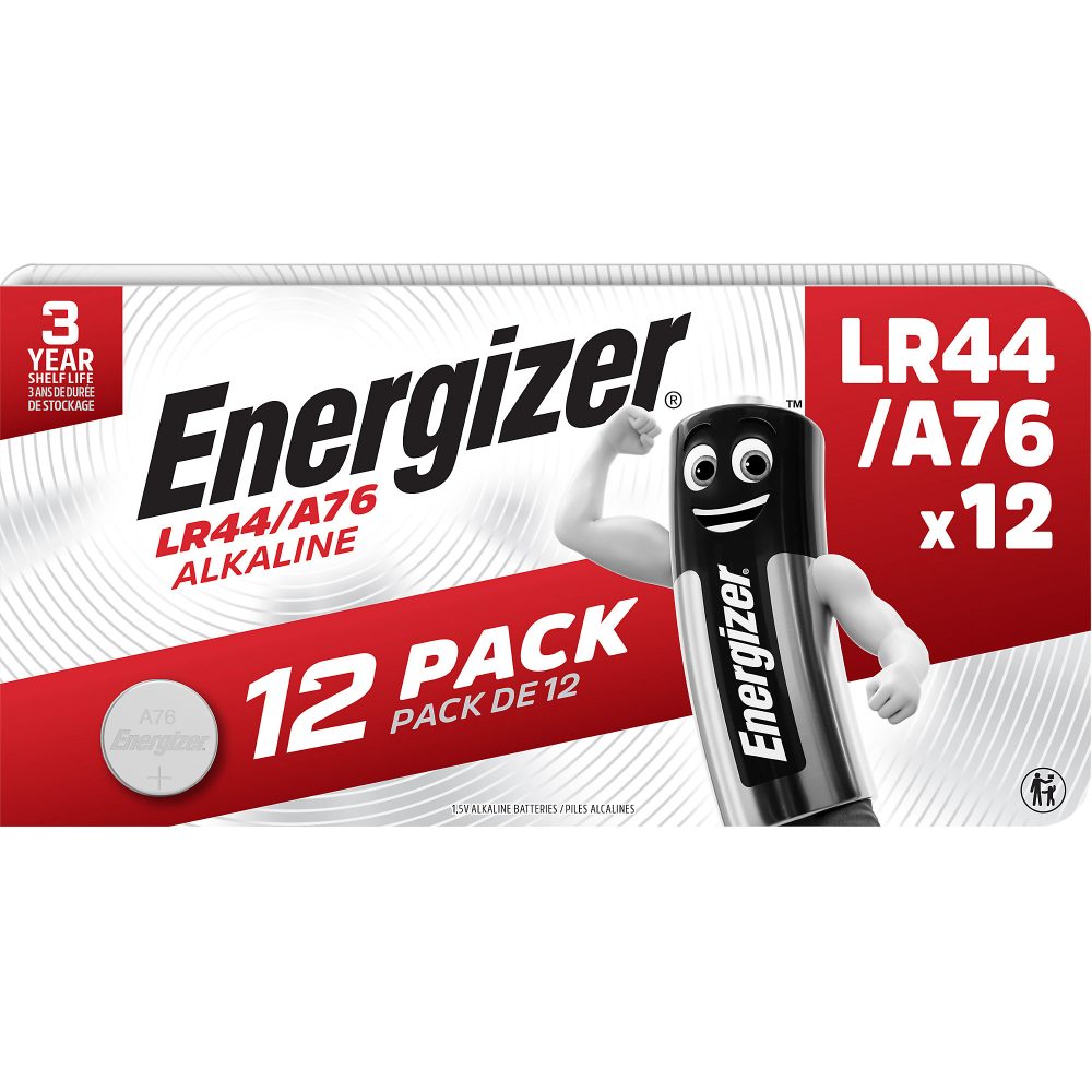 Energizer Batterien Alkaline LR44 Alkaline 1.5 V 12 Stück