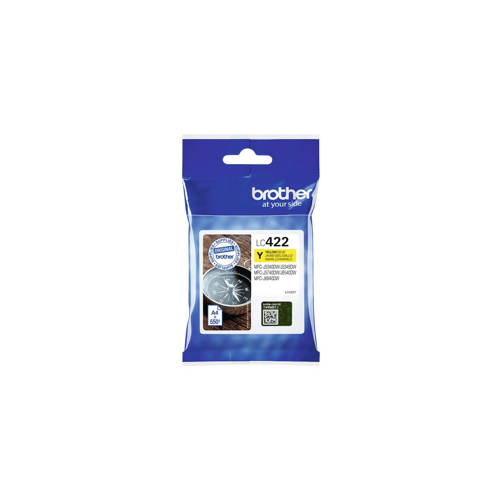 BROTHER Tintenpatrone yellow LC-422Y MFC-J5340 550 Seiten