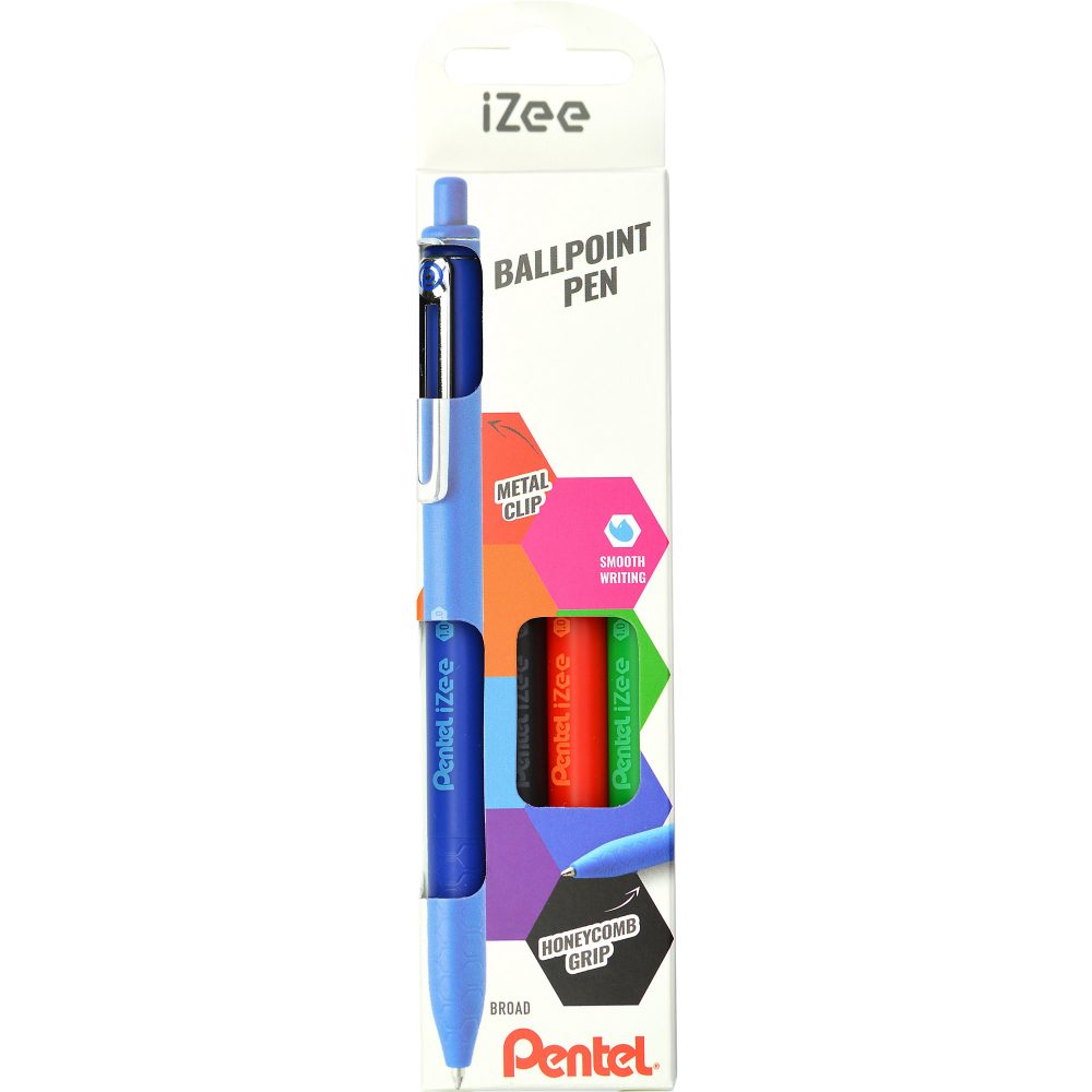 Pentel Kugelschreiber BX470-4 Assorted 4er-Pack