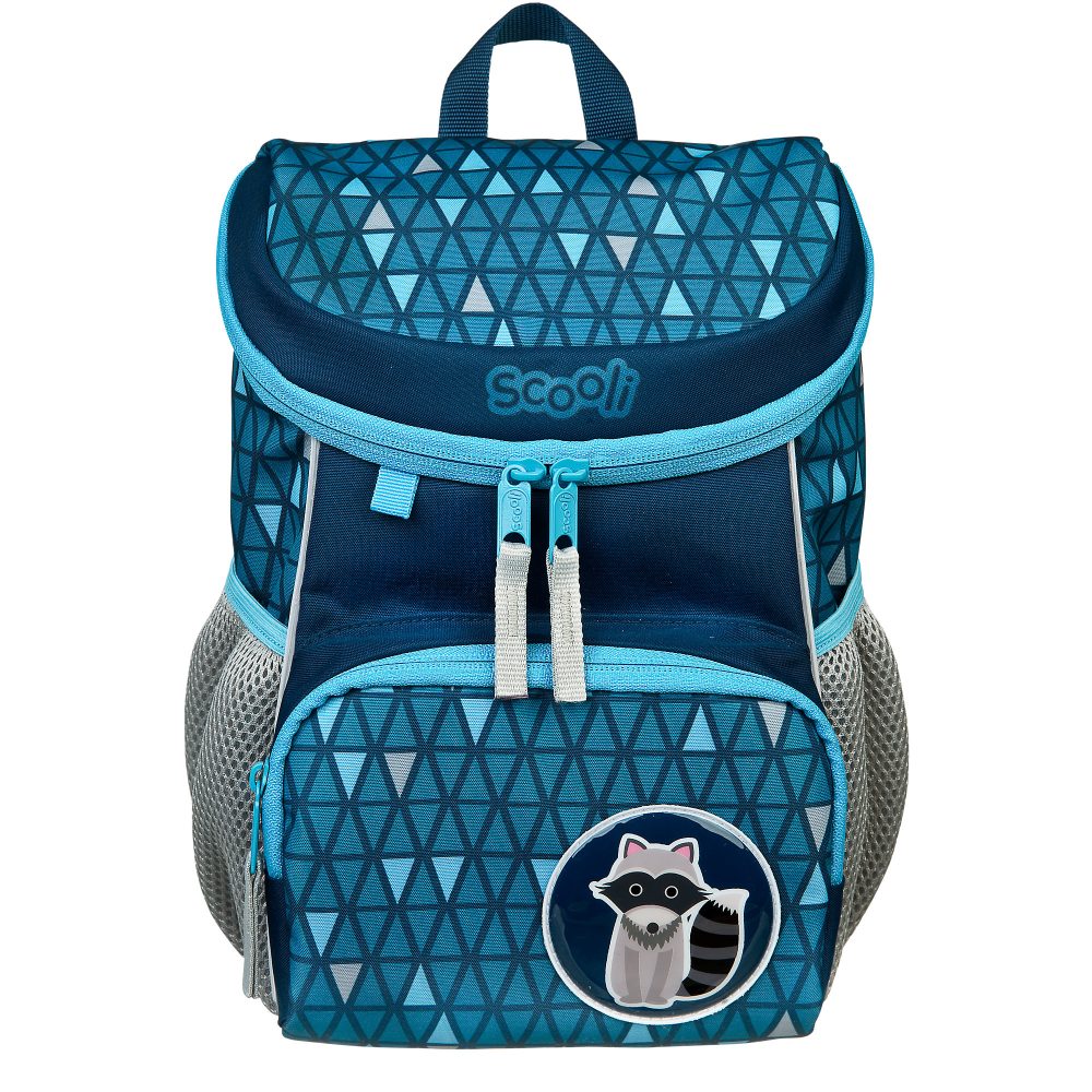Scooli Mini-Rucksack Ricki Racoon 20 x 13 x 29 cm Blau