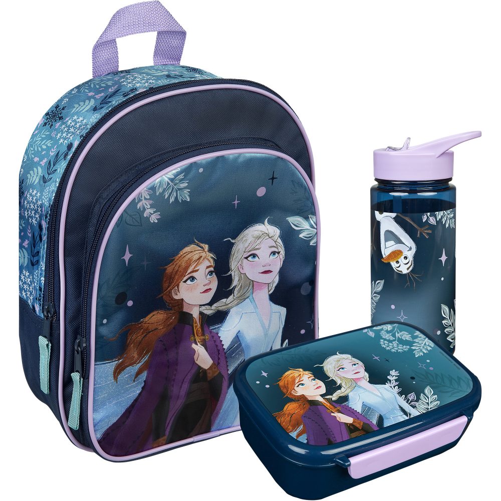 Undercover Lunchbox Set Frozen 25 x 10 x 31 cm Blau