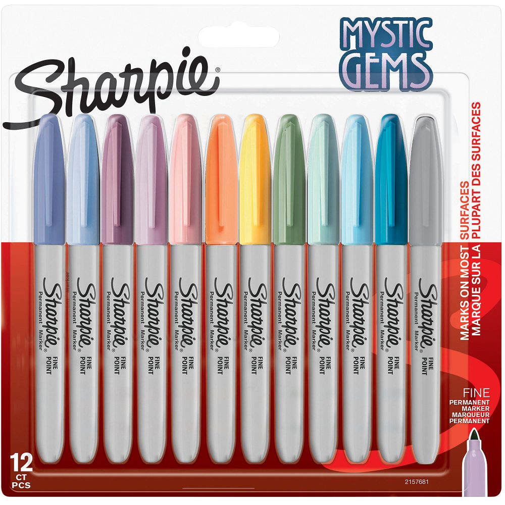 Sharpie Mystic Gems 2157681 Permanentmarker Dünn 1 mm Mehrfarbig Nicht Nachfüllbar