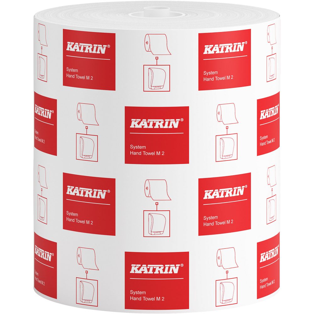 Handtuchrolle Katrin Basic Weiss 2-lagig 460102 6 Stück