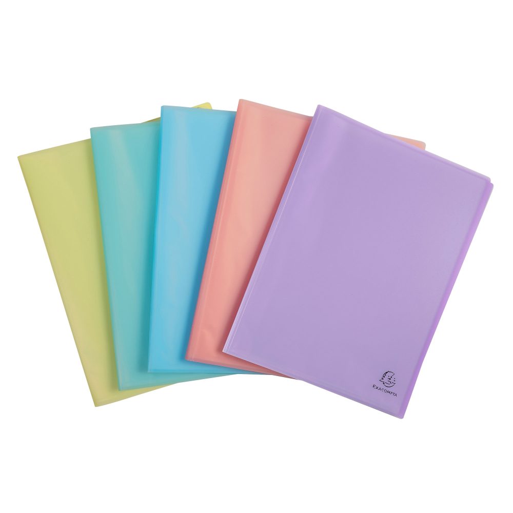 Exacompta Sichtbuch 88370E DIN A4 Farbig Sortiert 240 x 330 mm PP (Polypropylen) 5 Stück