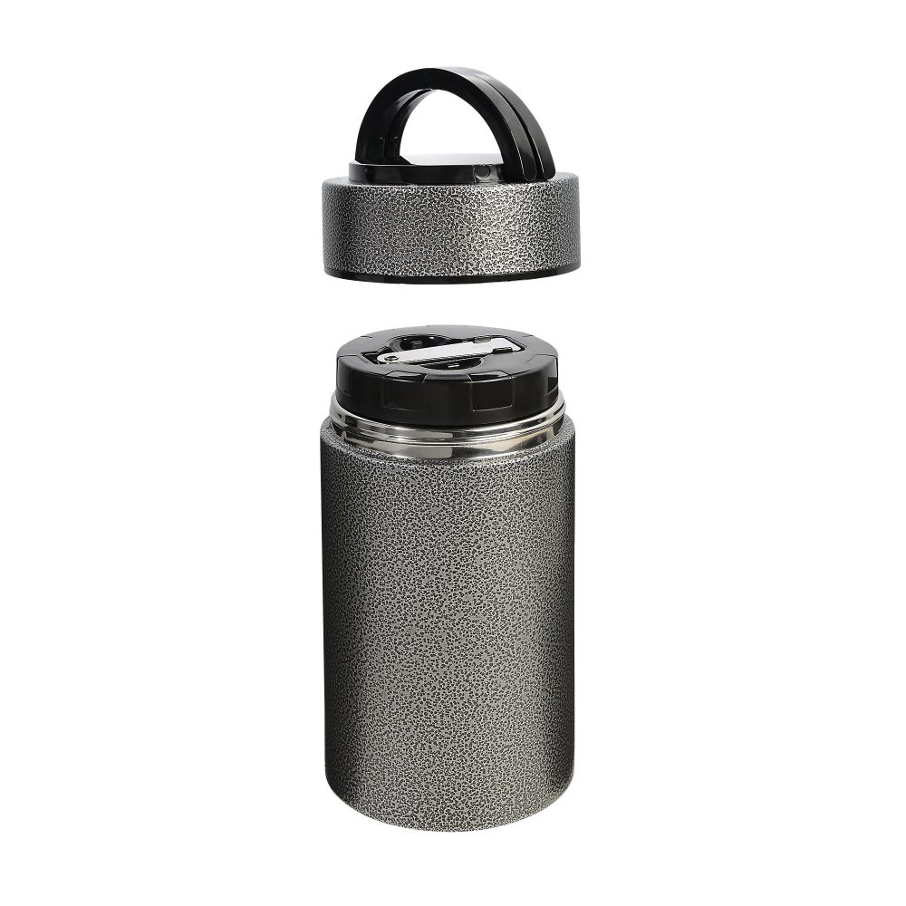 Troika Thermo Lebensmittelbehälter 900ml Edelstahl Schwarz
